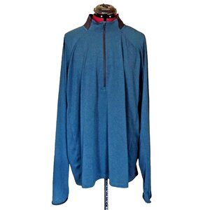 REI Co-op Active Pursuits Half Zip Shirt Men Size XXL Thumb Holes